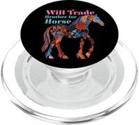 Horse Riding Funny Equestrian Will Trade Brother For Horse PopSockets PopGrip for MagSafe