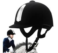 Horse Riding Hat - Soft Padding Horse Riding Hat, Breathable Soft Padding Horse Riding Hat, Lightweight Protective Head Gear, Riding Hat Sport Helmets, Riding Cap Equestrian Equipment Adjustable