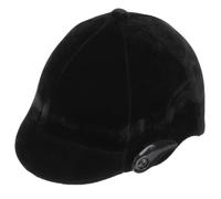 Horse Riding Helmet, Adjustable 55-60cm Black Polypropylene | Adjustable Chin Strap, Removable Ear Pads, Full Ventilation, Padded Lining, Outdoor Sports Use