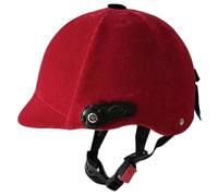 Horse Riding Helmet, Velvet Equestrian Helmet, Horse Riding Hat - Adjustable Fit For Adults & Teens | Black, 55-62cm/21.65-24.41inch..