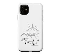 Horse riding in the mountains Case for iPhone 11