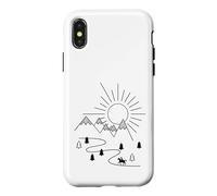 Horse riding in the mountains Case for iPhone X/XS