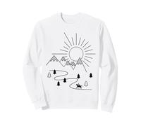 Horse riding in the mountains Sweatshirt
