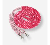 Horse Riding Leadrope Draw Reins For Horse - Red/white