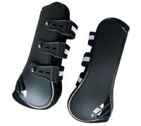 Horse Riding Leg Guard Adjustable PU Shell Horse Tendon Boot Protective Horses Leg Protector for Jumping Training Tendon Boot