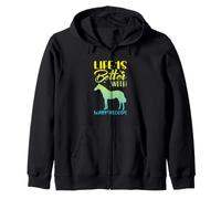 Horse Riding - Life Is Better With Warmbloods Zip Hoodie