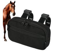 Horse Riding Saddle Bag,Phone Holder Saddle Pouch for Horse - Zipper Closure Organizer Outdoor Quick-Access for Keys Cards Water Bottle Smartphone