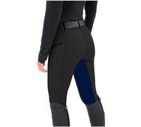 Horse Riding Trousers Women - Black Work Trousers Ladies Skinny Pants Pull On Leggings Outdoor Exercise Running Stretch Trousers Elasticated Waist Gym Joggers High Waist Pants Full Elasticated