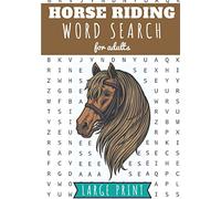 Horse Riding Word Search: Horse Word Search Challenging Puzzle book For and adults | 60 puzzles with word searches and scrambles | Find more than 400 ... Barrel Racer, Horses & Rodeo Lover's, Kids.