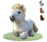 Horse Robot Toy For Kids,My Realistic Robot Ponys Walks, Barks, And W-ags Its Tail,Just Like The Real Thing,Electric Interactive Walking Toy Simulation Horse,Realistic Educational Robotic Pet Plush