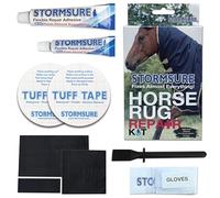 Horse Rug Repair Kit - Patch Holes and Mend Rips with Waterproof, Durable Stormsure Glue, Patches and Tuff Tape