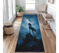Horse Runner Rugs for Hallway 60x220, Wild Animal Hallway Runner Wildlife Nature Pattern Carpet Runners for Kitchen Bedroom Living Room, Non Slip Long Rug Tyn37