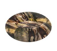 Horse Running Brown Pet Dog Beds Calming Anti Anxiety Dog Pillow Bed for Small Size Pets Sleeping S