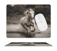 Horse Running by The Water Mouse Pad Mouse Mat 10 X 8 Inch