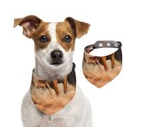 Horse Running,Dog Bandanas Cotton Pet Scarf Adjustable Bibs for Pet,L