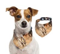 Horse Running In The Desert,Pet Bib Scarf Cats Dog Bandana Dogs Towel Bib Adjustable Pet Scarf,M