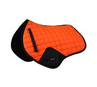 Horse Saddle Mat Riding Seat Breathable Shockproof Non-Slip Canvas Suitable for Training Show Jumping Daily Riding, Orange