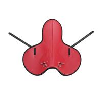 Horse Saddle Pad Non Slip Shock Absorbing Comfortable Protective Cushion for Riding Competition Events Dressage Jumping Fiber Red 48x48cm