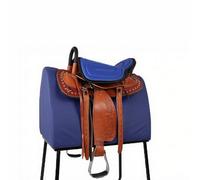 Horse Saddle Pad with Damping - Comfortable Motorcycle Seat Cushion and Monturas Para Caballos for Enhanced Riding Experience(blue)