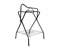 ＡＷＨＡＯ Horse Saddle Storage Rack Foldable Freestanding Saddle Stand with Bottom Storage for Stable