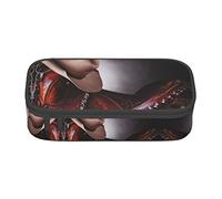 Horse Saddle with A Cowboy Hat Wild Large Pencil Case for Girls and Boys, Aesthetic Pencil Bag with Multi Compartments for Adults, Office Stationary Organizer Practical for Kids Teenage Women Men