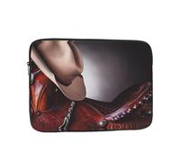 Horse Saddle with a Cowboy Hat Wild Pattern 15 inch laptop bag, inner protective sleeve, portable and suitable for business trips or travel