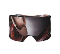 Horse Saddle with A Cowboy Hat Wild Print Sleep Eye and Ear Muffs Mask - Soft & Breathable, Ideal for Travel, Meditation, and Nighttime Use