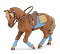 Horse Saddled For Young Rider Figurine