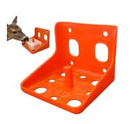Horse Salt Block Holder - Quick And Easy Install, Deer Salt Lick Block Holder, Mineral Feeder Stand | Livestock Mineral Dark Container For Deer Cow Goat Sheep Licking Eating