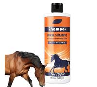 Horse Shampoo, Mane and Tail Conditioner, 500 ml Deep Nutritious Mane and Deduction of Disentangling Revitalist, Shower Bath Solution, Groom Accessories, Adapted to All Types of Horses