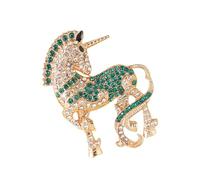 Horse Shape Alloy Pin Elegant Chinese New Year Celebration and Apparel Accent Fashion Pin Accessory