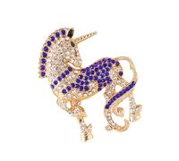 Horse Shape Alloy Pin Elegant Chinese New Year Celebration and Apparel Accent Fashion Pin Accessory