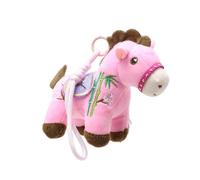 Horse Shaped Ornament - Cotton Polyester PP 13x12cm 5.12x4.72 Inches Soft Plush Hand Stitched | Horse Mascot Plush Ornament 2026 Year | Cute Decor For Bam