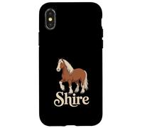 Horse Shire Draft Breed "Shire" Case for iPhone X/XS