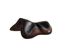Acavallo Gel & Memory Foam Half Pad, Size: L, Colour: Brown