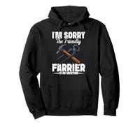 Horse Shoeing Horseshoe Equine Equestrian Friendly Farrier Pullover Hoodie