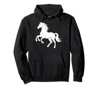 Horse Silhouette Graphic Equestrian Horseback Riding #25D2 Pullover Hoodie