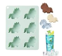 Horse Silicone Mould - 6 Cavity Epoxy Resin Casting | Horse Shape Tray, Tray, Soap, Candy, Cake, Party, DIY, Jelly, Gummies