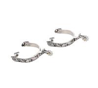 Horse Spur Replacement Stainless Steel Western Boy Spur Mens Roping Spur Competition Equipments Easy To Use Western Cowboy Horse Spur For Riding