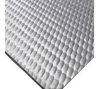 Horse Stable EVA Rubber Floor Mats - Non-Slip - Cushioned - Insulating - 34mm Thick - 6ft / 183cm x 4ft / 122cm - Raised Coin Pattern Underside For Drainage (1 Mat)