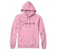 Horse Stencil Personalised Horse Riding Hoodie Horses Gift Personalised Hoodie Equestrian Jumper Sweatshirts Name Horses Hoodies for Girls Hoodys TOP (Light Pink, 9-11 Years)