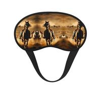 Horse Stripes Pattern Elastic Band Eye Mask for Sleeping, Blackout Sleep Mask Block Light, Comfortable Travel Nap