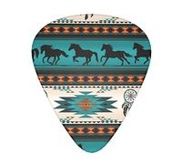 Horse Stripes Pattern Guitar Plectrums Classical Triangle Bass Acoustic And Electric Guitar Plectrums For Guitarists 12 Pieces