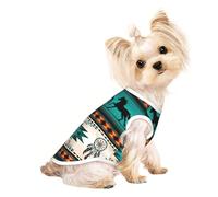 Horse Stripes Pattern print Dog Clothes T Shirts for Small Dogs Breathable Puppy Kitten Dog Shirts for Pet Dogs Cats