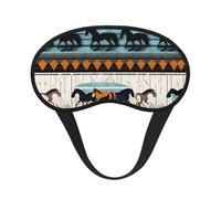 Horse Stripes Pattern Universal Lightweight Eye Mask: Great for Travel, Office Naps and Shift Work. Provides a Comfortable Sleeping Environment