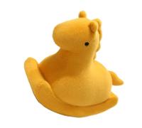 Horse Stuffed Toy,15.7 Inch Rocking Horse Throw Pillow - Playful Companion, Cute Realistic Animal Desktop Ornament for Bedroom Living Room Sofa Car