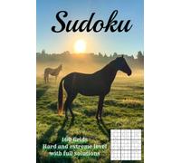 HORSE - Sudoku book: 160 Grids - Hard, extreme and diabolical level - Puzzles with full solutions included