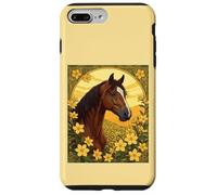Horse Surrounded By Yellow Jasmine Flowers Case for iPhone 7 Plus/8 Plus