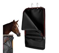 Horse Tack Bag | Waterproof Horse Tack Bridle Bag with Hooks | Equestrian Equipment Tote for Barn Bits Reins Rails Riding Boots Trail Travel Training Daily Riders Show Trainers