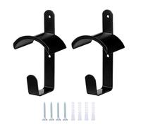 Horse Tack Hooks - Solid Iron Mount Base, Rust-Resistant Coating Surfaace, Keeps Riding Equipment Clean Accessible, Ideal Mounting Choice for Stables | Practical Hanger for Ranch Facilities